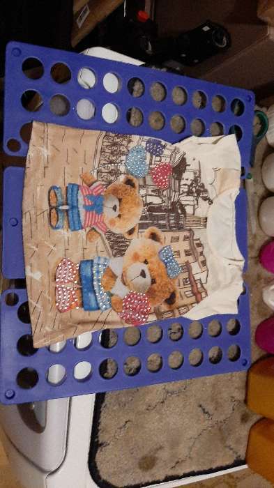 Фотография покупателя товара Приспособление для складывания детской одежды, 41,5×36 см, цвет МИКС - Фото 1