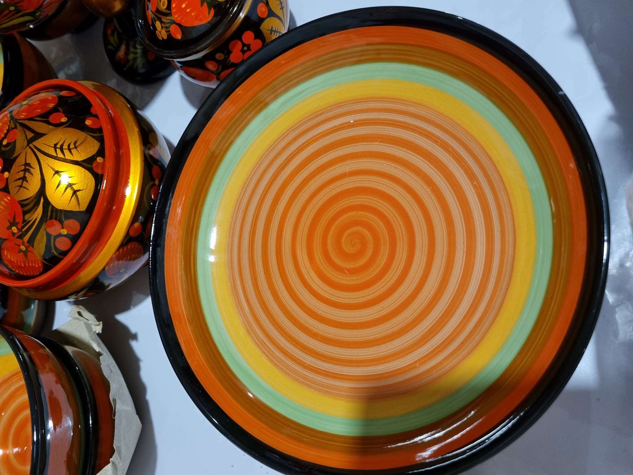 Фотография покупателя товара Тарелка глубокая Доляна «Индия», 600 мл, d=20 см, керамика - Фото 1