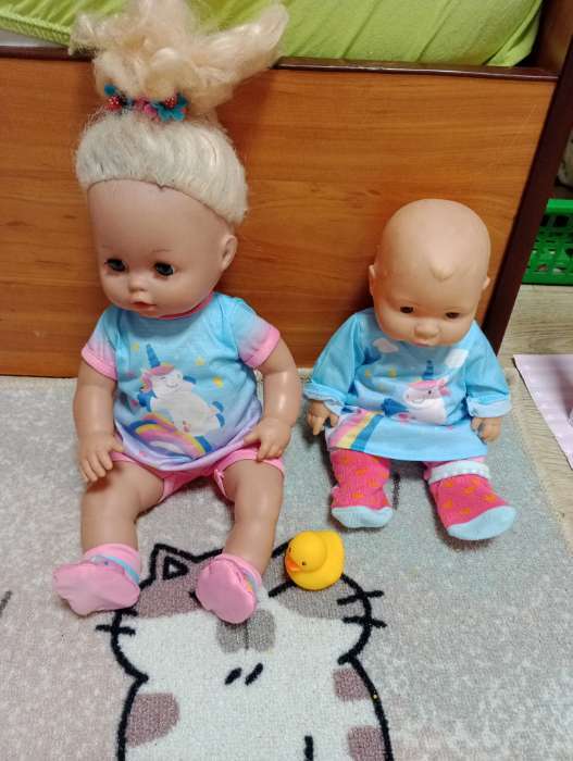 Фотография покупателя товара Пижама для кукол «Единорог», 40-44 см, 2 вещи, текстиль, на липучках