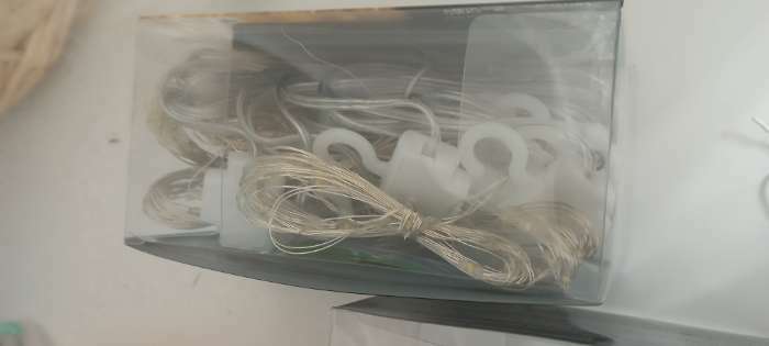 Фотография покупателя товара Гирлянда «Занавес» 2.8 × 3 м роса на крючках, с пультом, IP20, серебристая нить, 300 LED, свечение тёплое белое, 8 режимов, USB - Фото 37