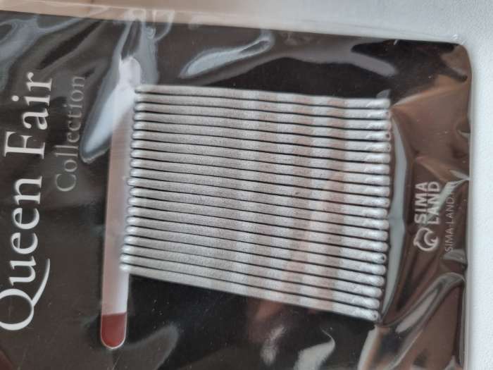 Фотография покупателя товара Невидимка для волос «Классика» (набор 20 шт) рельеф, 5 см, блеск - Фото 3