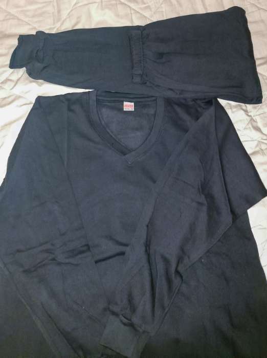 Фотография покупателя товара Термобельё мужское НАЧЁС (лонгслив/брюки), цвет чёрный, размер 54 - Фото 1