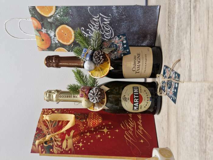 Фотография покупателя товара Ветка декоративная новогодняя, набор 5 шт., 27 см - Фото 39