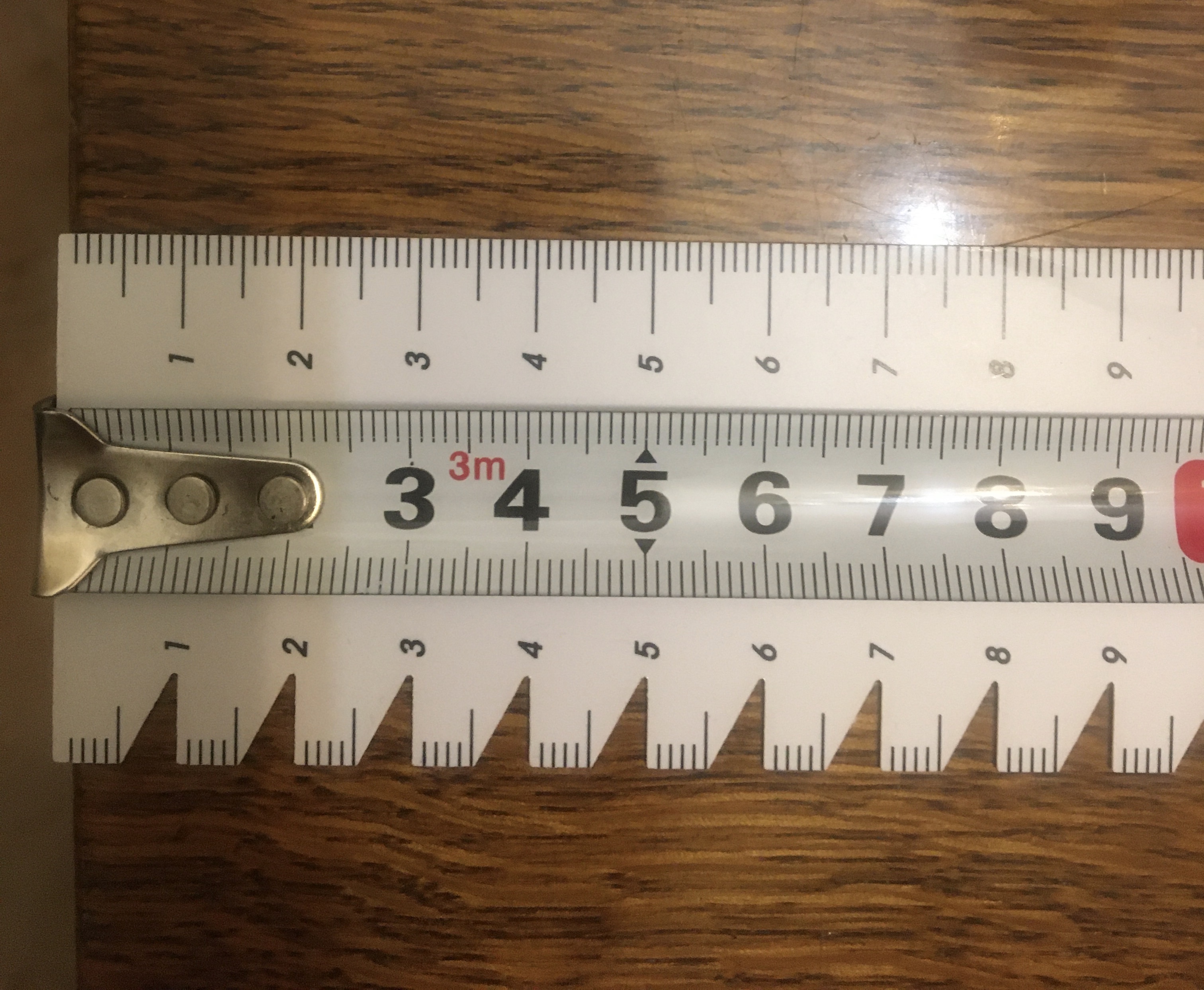 Фотография покупателя товара Рулетка ТУНДРА, пластиковый корпус, 2 фиксатора, 3 м × 16 мм - Фото 3