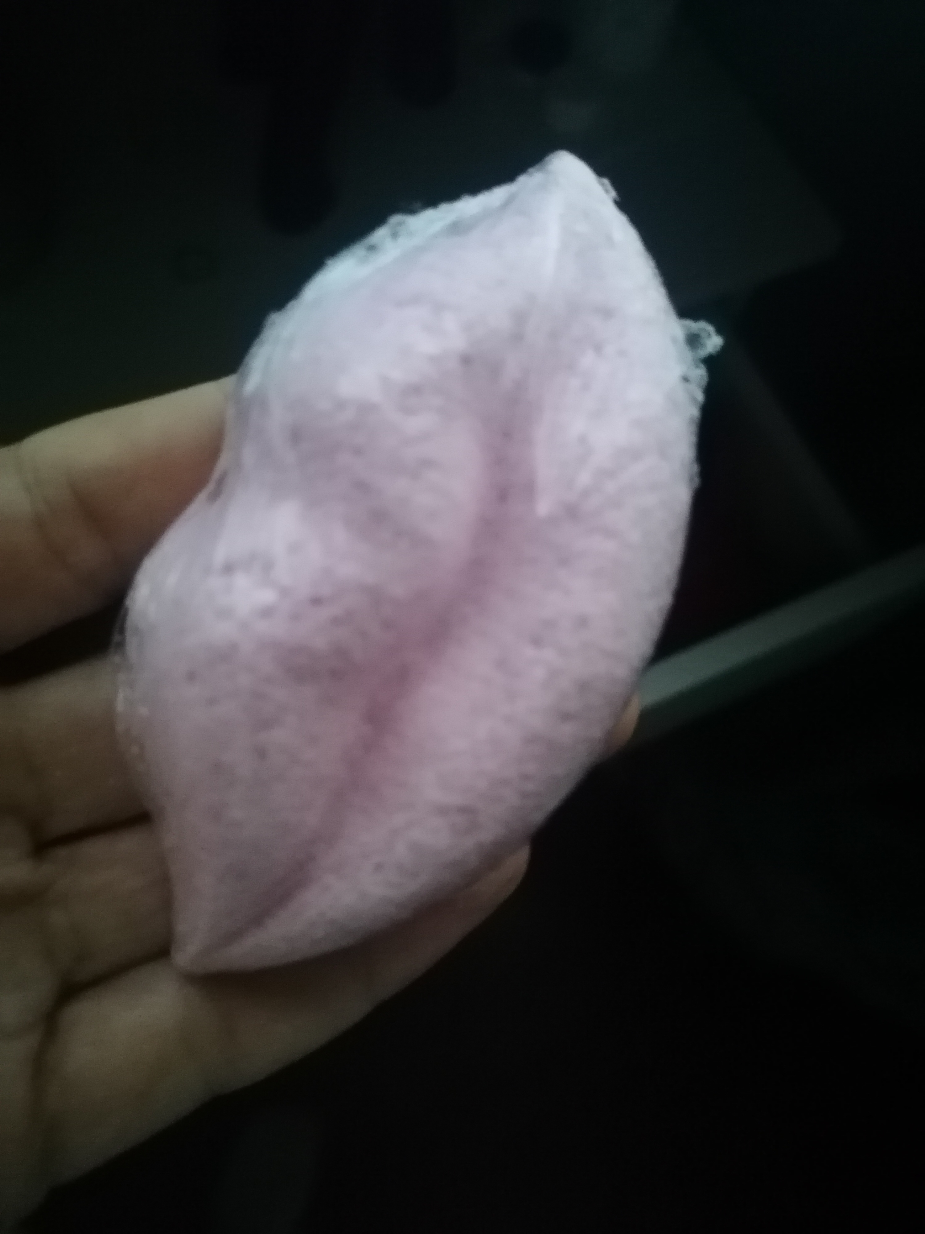 Фотография покупателя товара Бомбочка для ванны "Губки" с ароматом персика, розовая - Фото 1