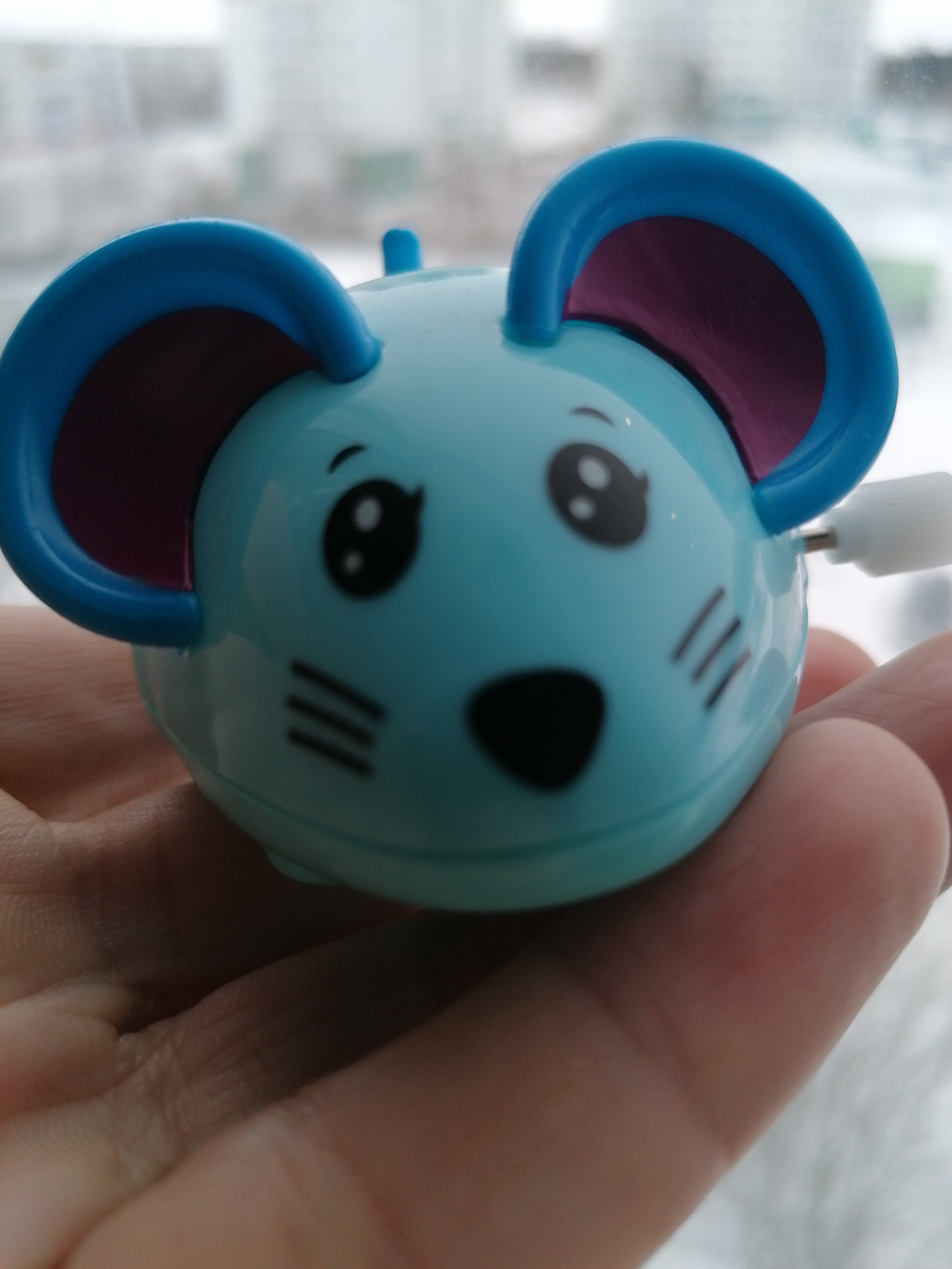Фотография покупателя товара Заводная игрушка «Мышка», цвета МИКС - Фото 1