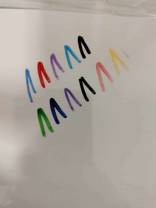 Фотография покупателя товара Маркеры с магнитом, цветные, на водной основе, набор 5 шт.