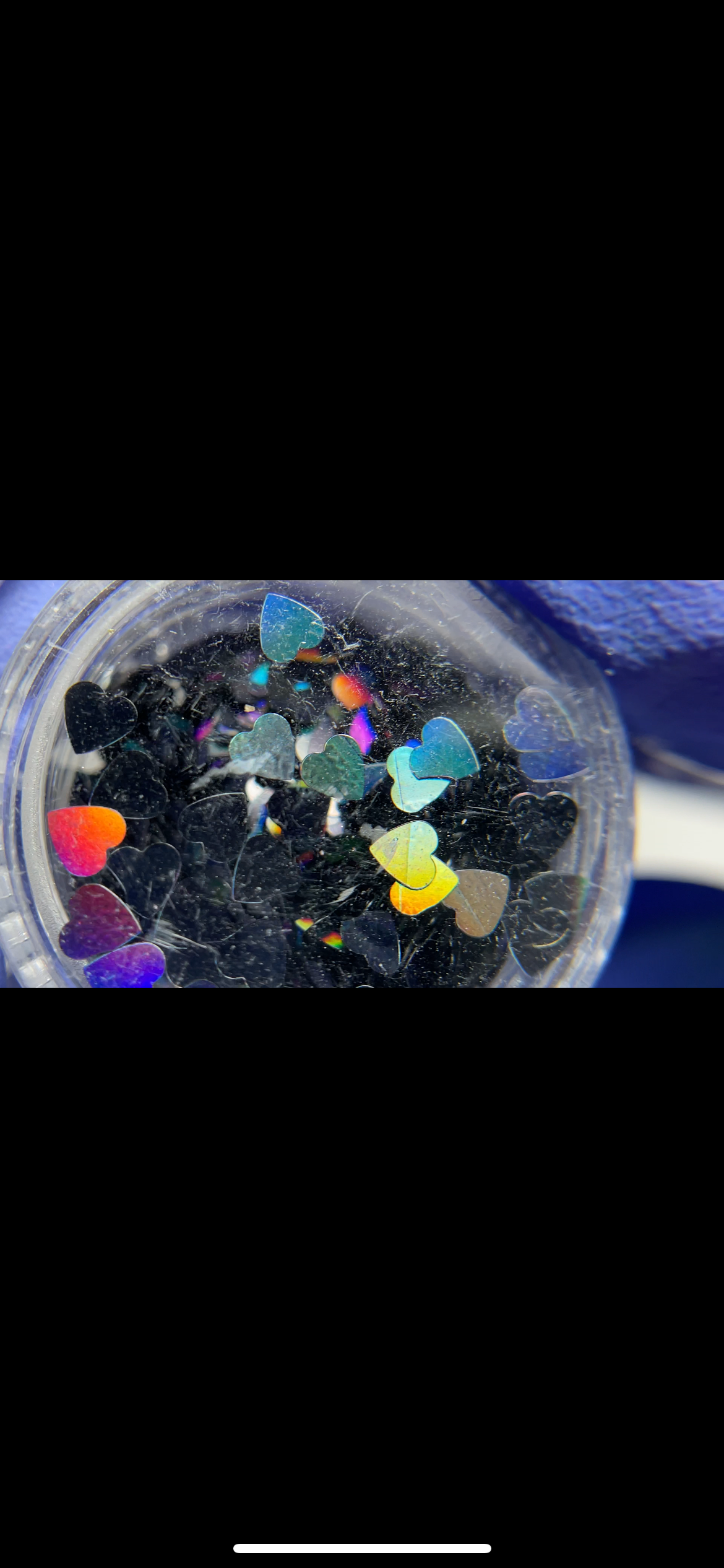 Фотография покупателя товара Пайетки для декора «Сердечки», белые - Фото 5