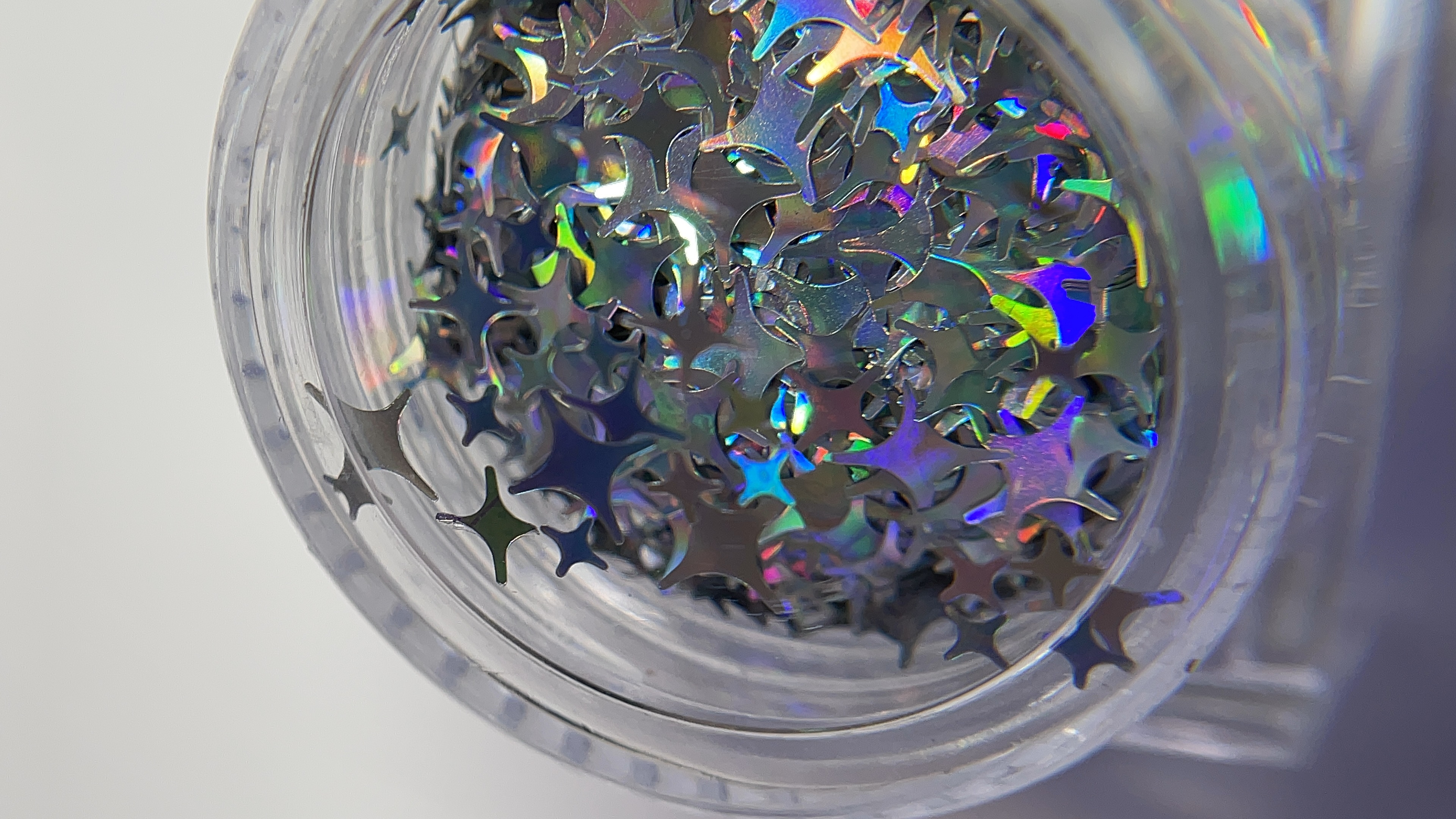 Фотография покупателя товара Пайетки для декора «Звёздная ночь», голографические, серебристый - Фото 4