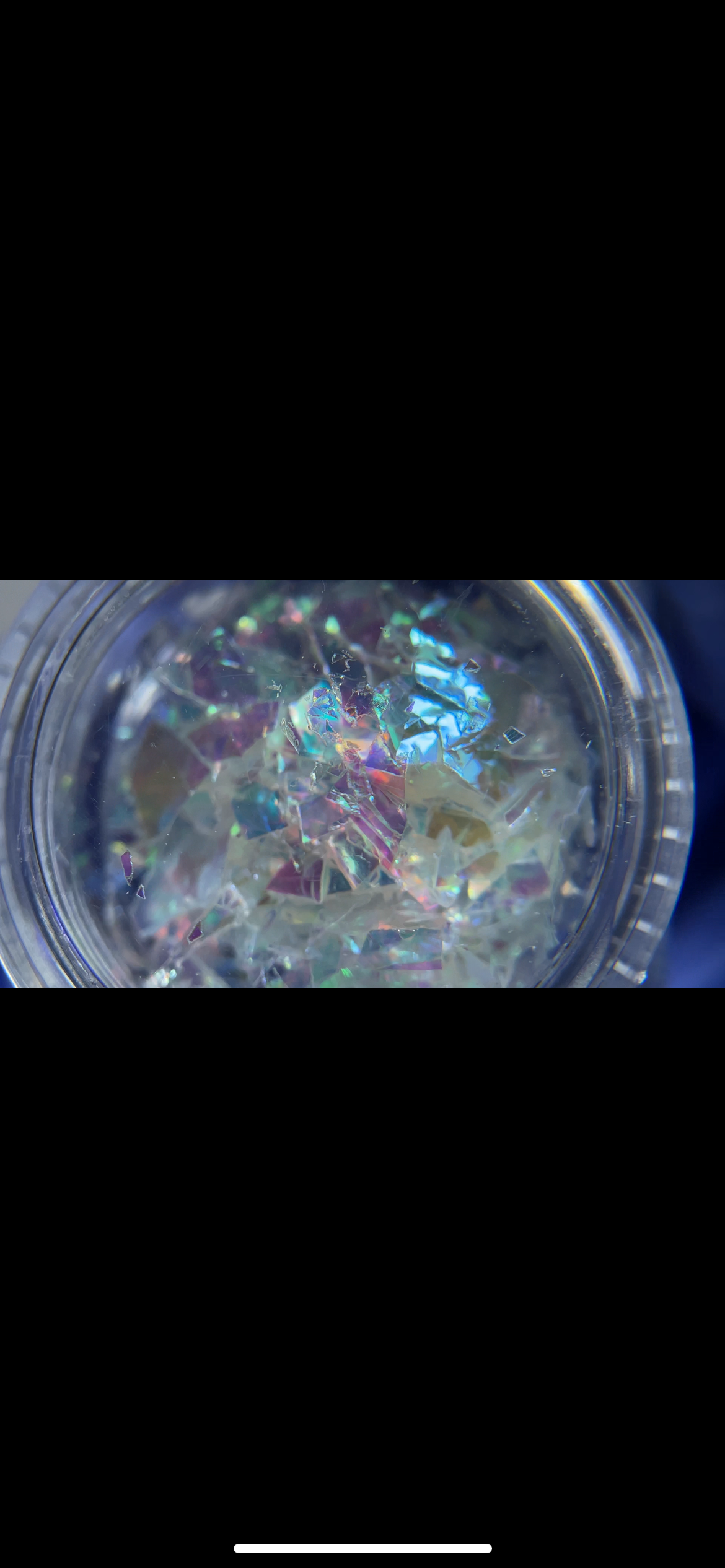 Фотография покупателя товара Радужные хлопья для декора «Битое стекло», голографические - Фото 2