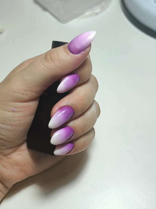 Фотография покупателя товара Fiber Gel для наращивания ногтей, со стекловолокном, камуфлирующий, LED/UV, 15 мл, цвет прозрачно-розовый - Фото 2