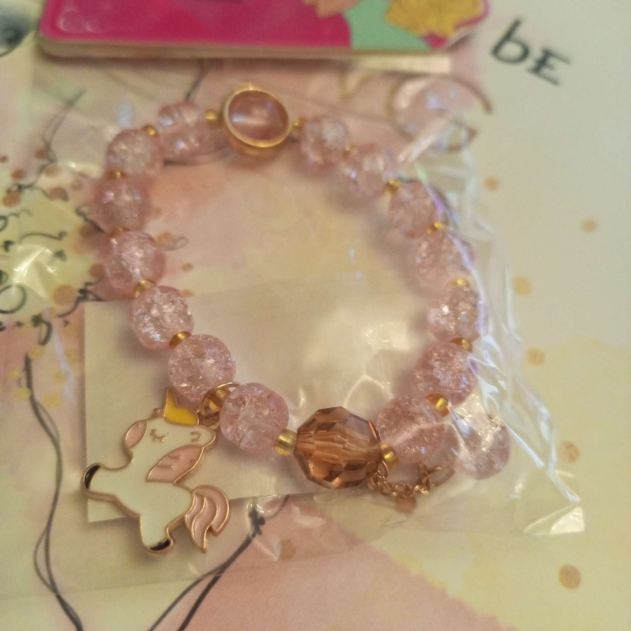 Фотография покупателя товара Браслет детский «Выбражулька. Ромашка», белый в золоте - Фото 7