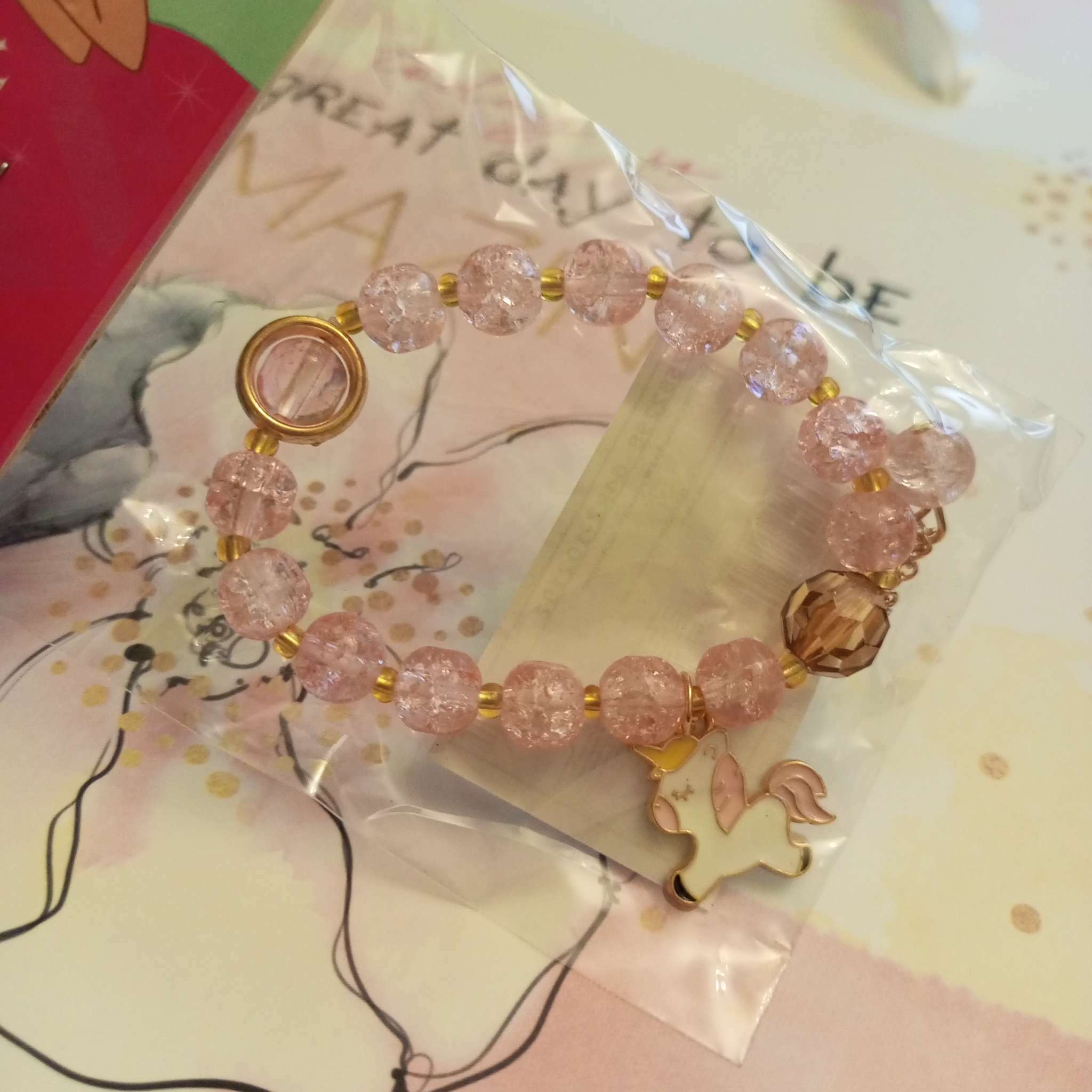 Фотография покупателя товара Браслет детский «Выбражулька. Ромашка», белый в золоте - Фото 8