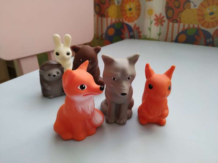 Фотография покупателя товара Набор резиновых игрушек «Животные леса» - Фото 9