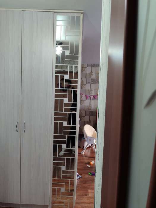 Фотография покупателя товара Наклейки интерьерные "Кирпичики", зеркальные, декор настенный, набор 18 шт, 15 х 5 см - Фото 3