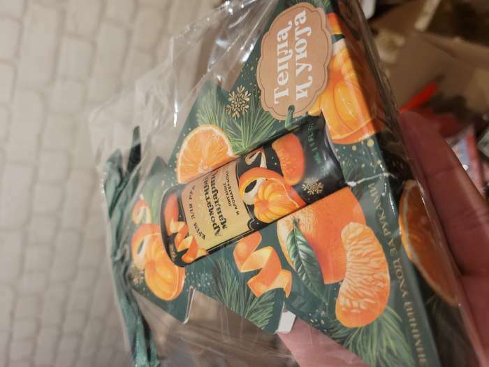 Фотография покупателя товара Новогодний крем для рук «Тепла и уюта!», 30 мл, аромат мандарина, Новый Год