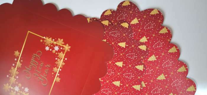 Фотография покупателя товара Коробка для печенья, кондитерская новогодняя упаковка «Чудеса случаются», 21×21×3 см - Фото 1