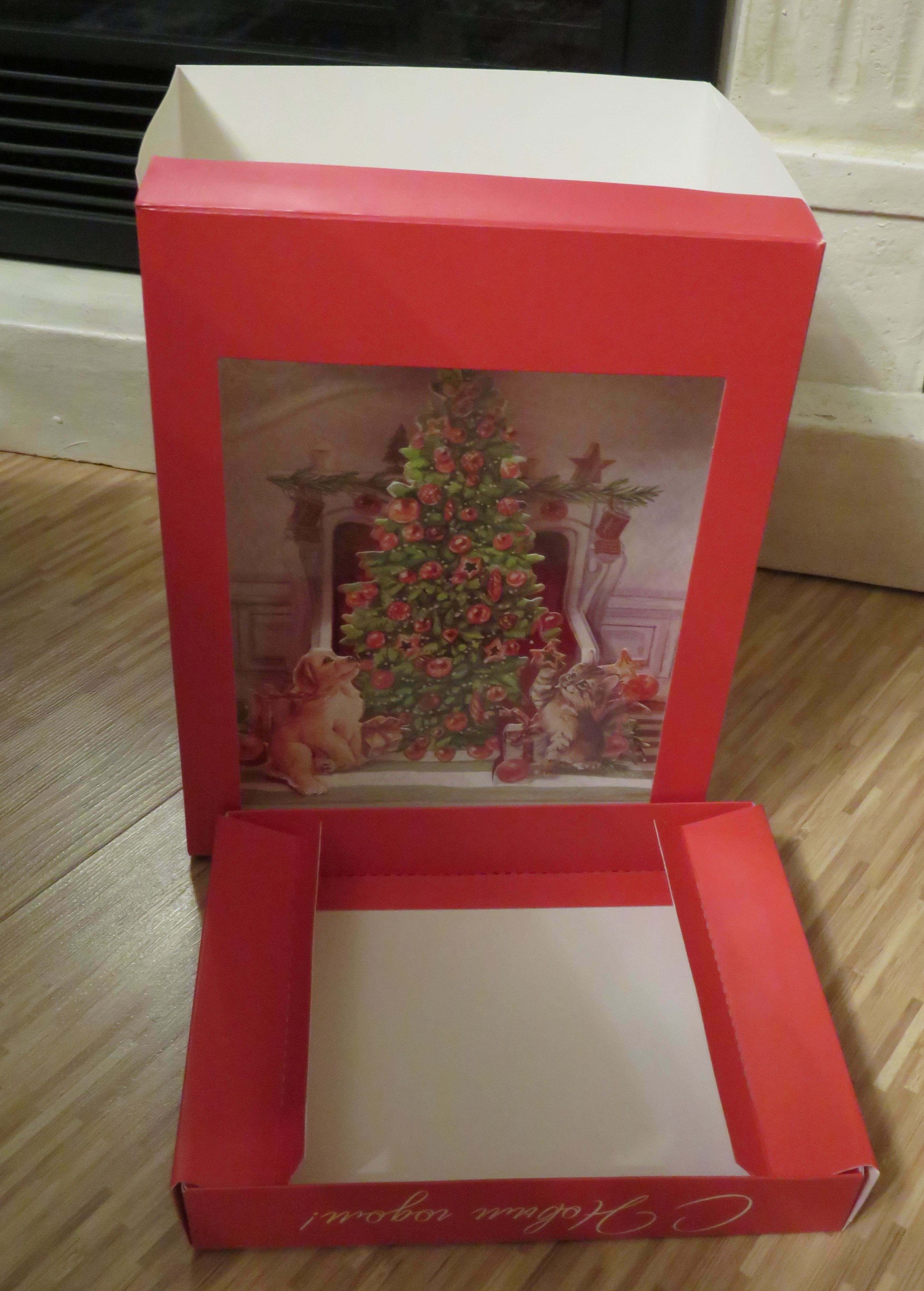 Фотография покупателя товара Коробка складная с 3D эффектом «Чудо обязательно случится», 18 х 14 х 23 см, Новый год - Фото 2