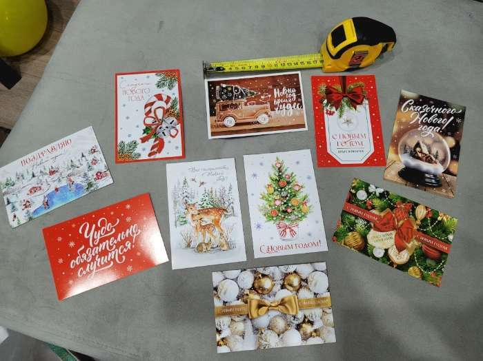 Фотография покупателя товара Набор почтовых карточек «Новогоднее чудо», 10 штук, 10 × 15 см