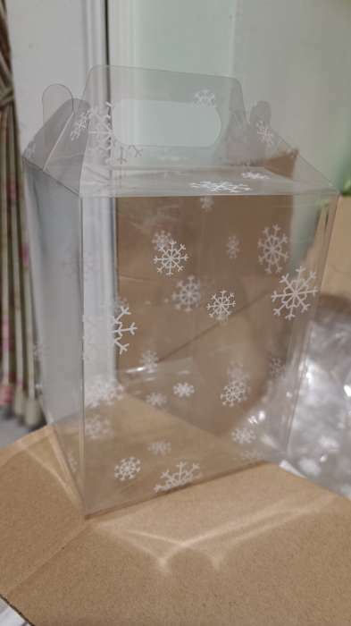 Фотография покупателя товара Коробка подарочная новогодняя складная ПВХ «Праздничное настроение» 11×11×11 см . - Фото 19