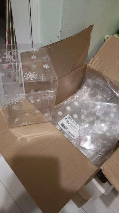 Фотография покупателя товара Коробка подарочная новогодняя складная ПВХ «Праздничное настроение» 11×11×11 см . - Фото 20