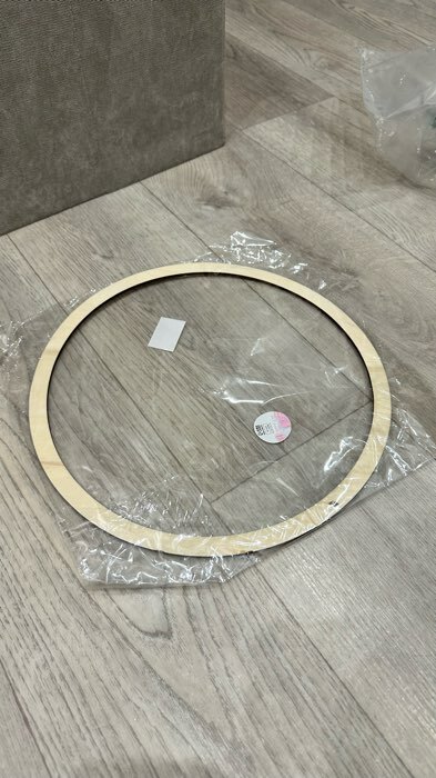 Фотография покупателя товара Основа для макраме «Круг», d = 20×0.4 см - Фото 2