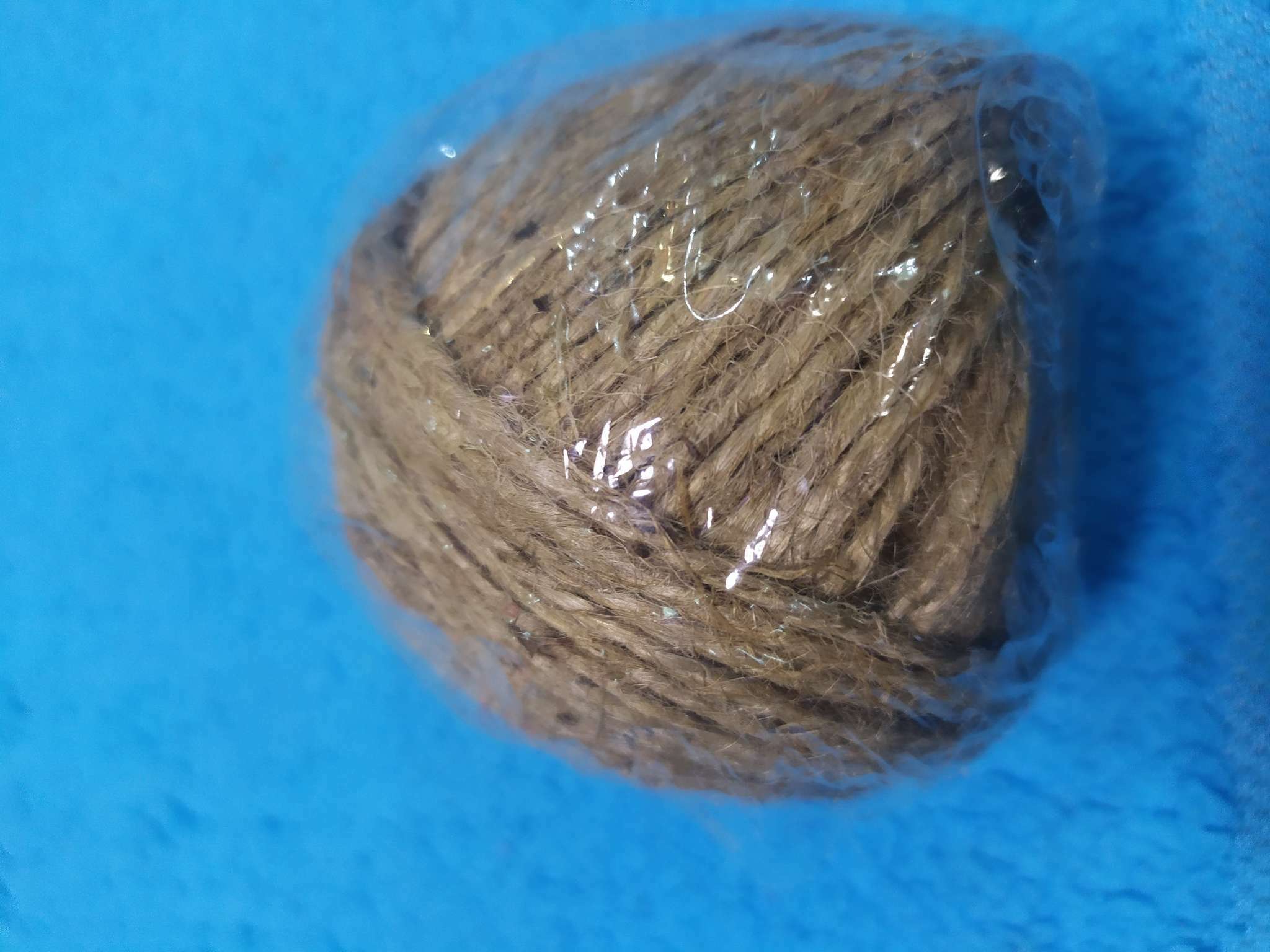 Фотография покупателя товара Шпагат джутовый Доляна, двухниточный, 1.12 текс, 100 м - Фото 7