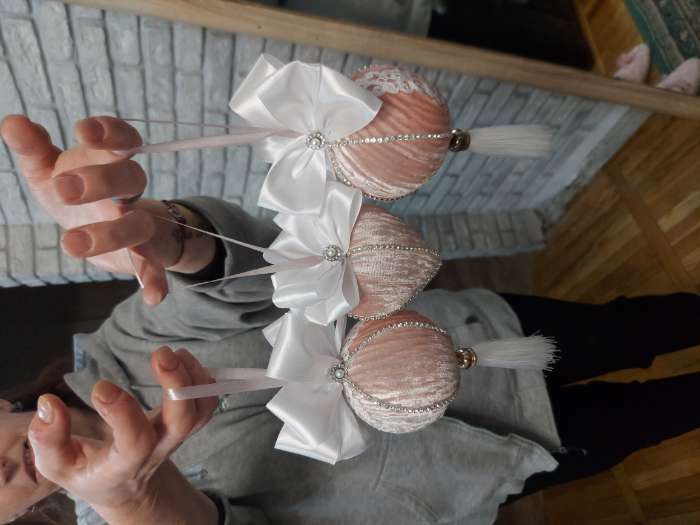 Фотография покупателя товара Набор кабошонов с жемчугом, пришивные, d = 11,7 мм, 20 шт, цвет серебряный - Фото 2