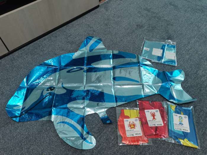 Фотография покупателя товара Шар фольгированный 20" «Морской конёк», под воздух
