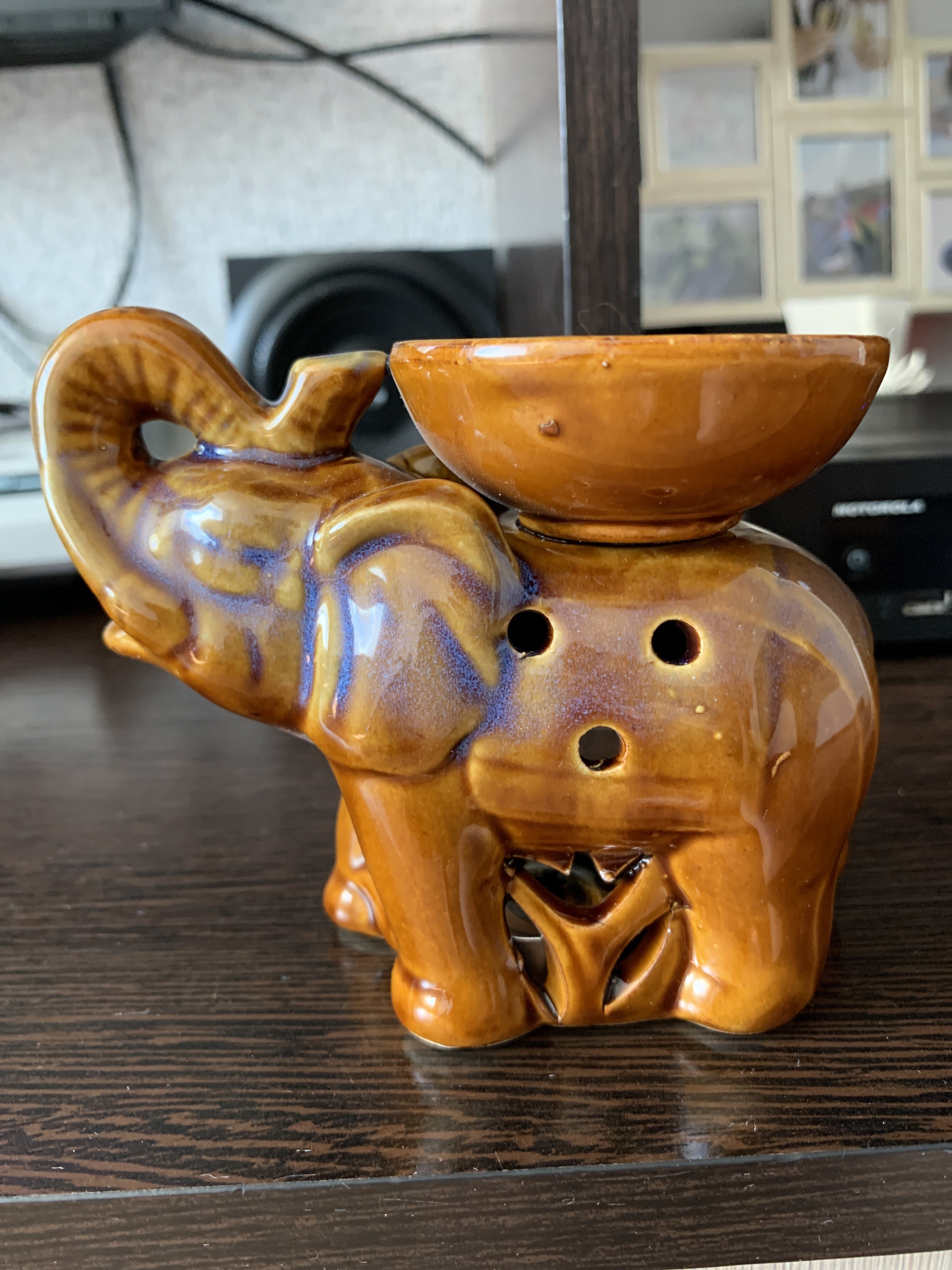 Фотография покупателя товара Аромалампа для эфирных масел «Слон», 10×13.5×7 см, МИКС - Фото 7