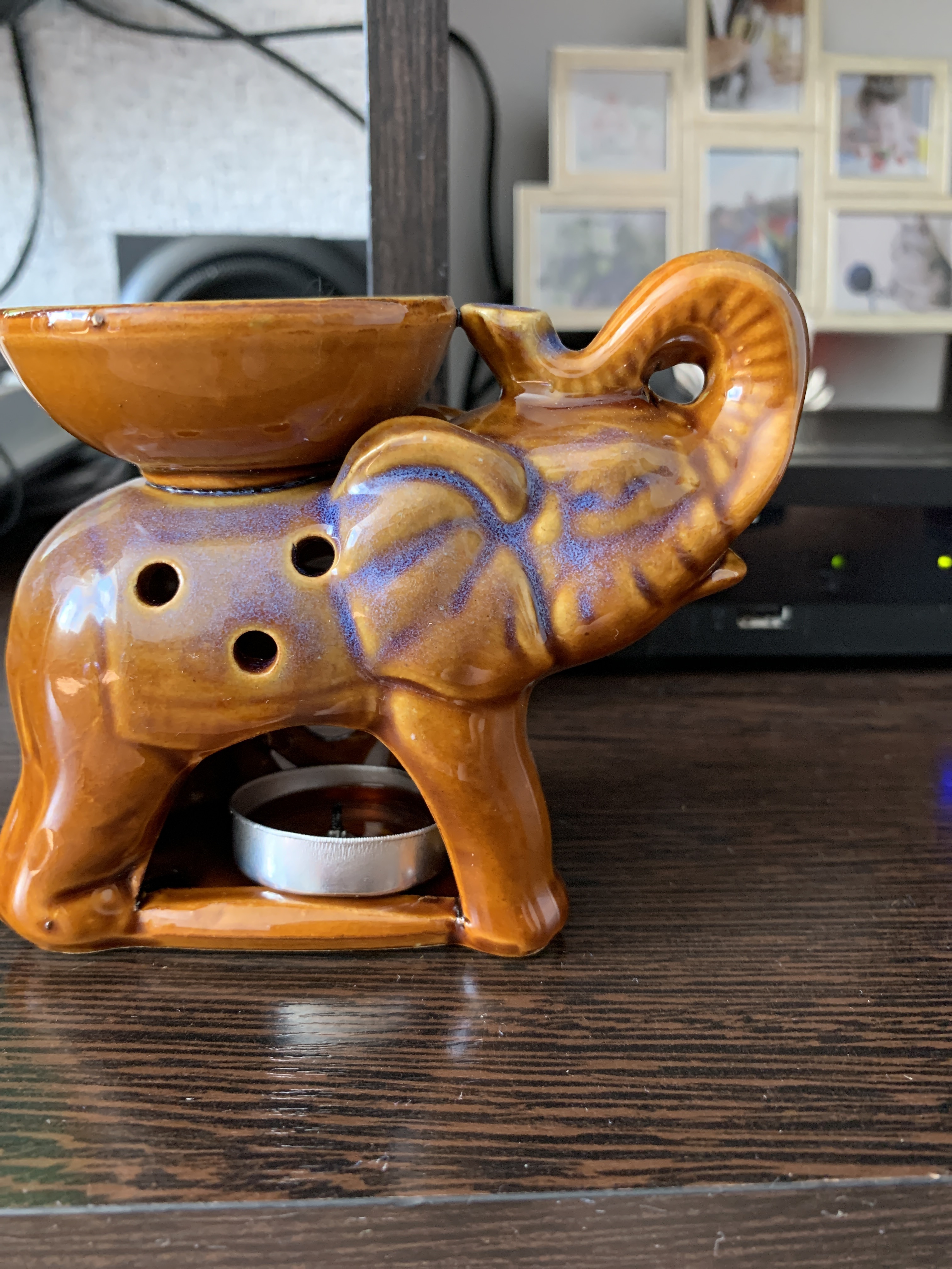 Фотография покупателя товара Аромалампа для эфирных масел «Слон», 10×13.5×7 см, МИКС - Фото 5