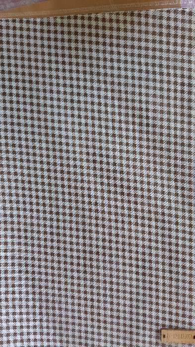 Фотография покупателя товара Ткань на клеевой основе «Мелкая синяя клеточка», 21 × 30 см