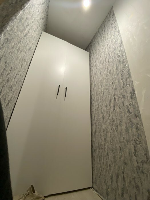 Фотография покупателя товара Шкаф прямой двухстворчатый «Лайт», 900×480×2052 мм, цвет белый/дуб золотой - Фото 41