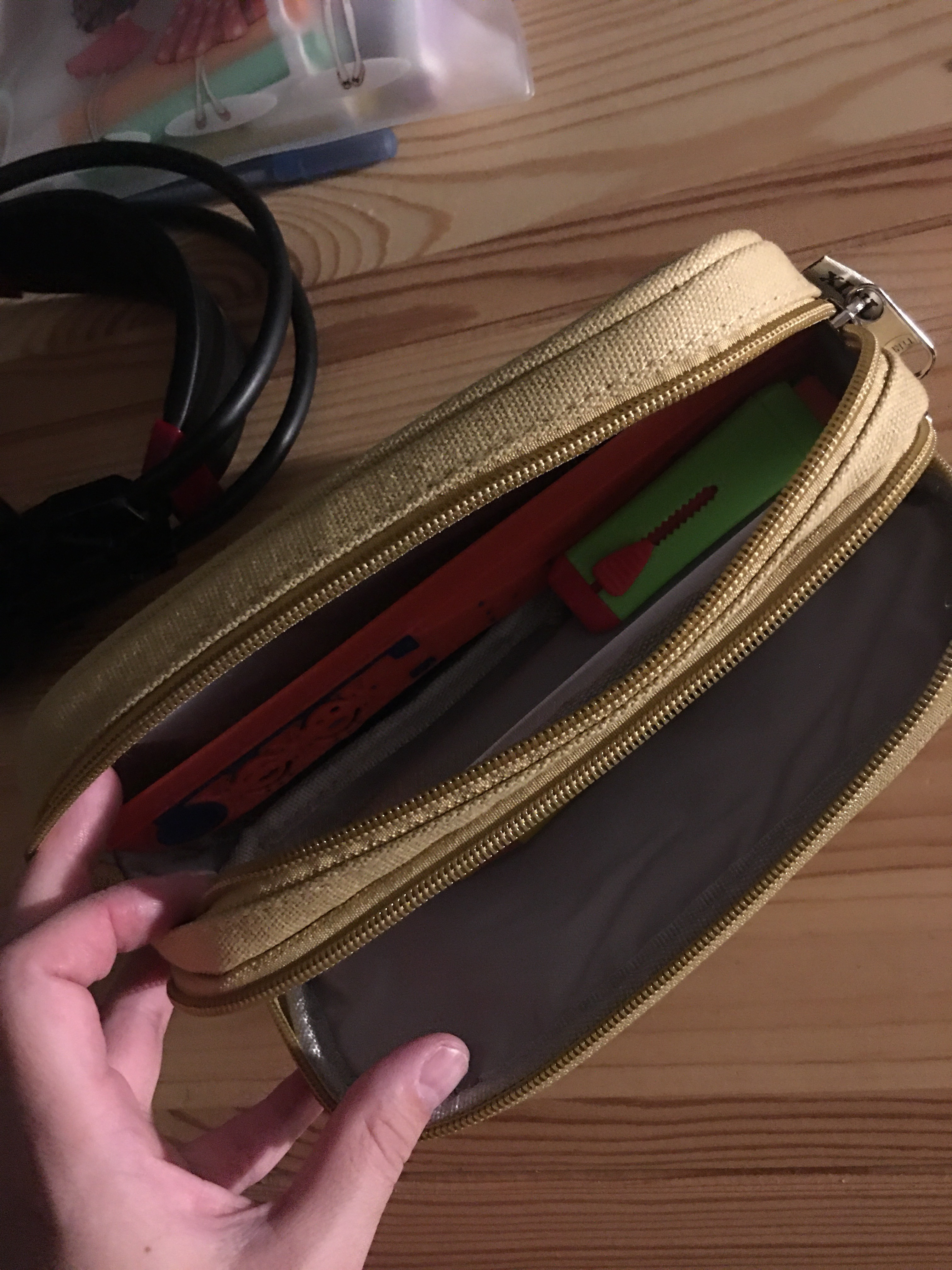 Фотография покупателя товара Пенал школьный «Сланец», на молнии - Фото 4