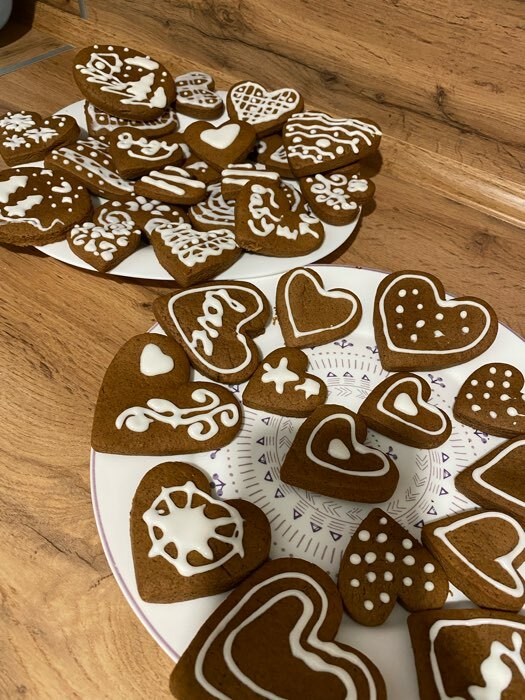 Фотография покупателя товара Формы для печенья Доляна «Сердечко», набор 5 шт., 7.5×7.4 см, металл, серебристые - Фото 2