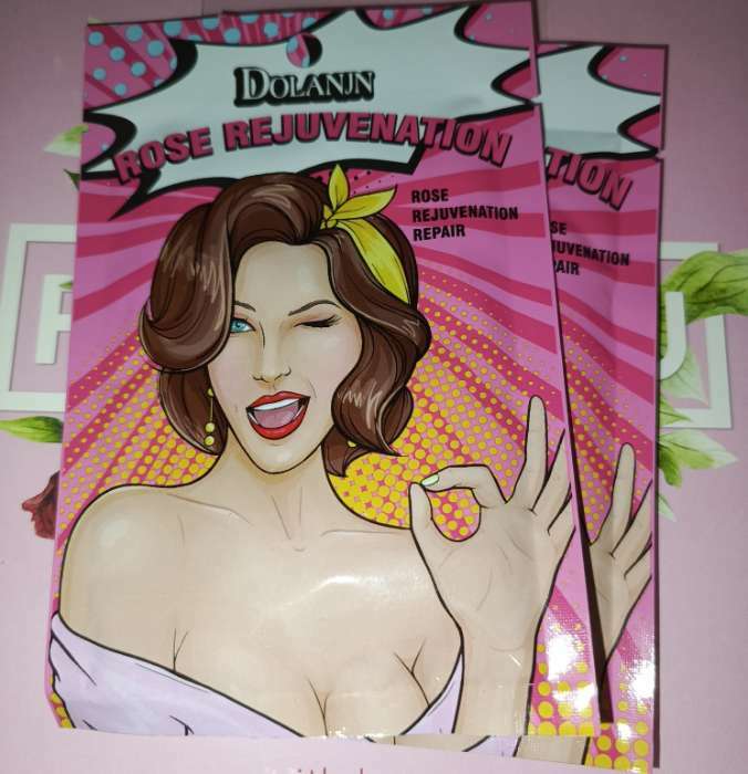 Фотография покупателя товара Маска тканевая увлажняющая для лица с экстрактом розы - Фото 15