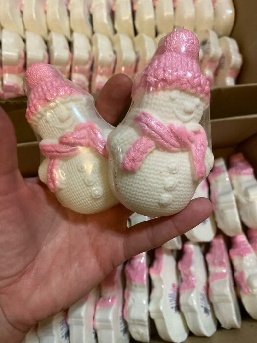 Фотография покупателя товара Бомбочка для ванн «Снеговик» кофе с корицей, 100 г - Фото 1