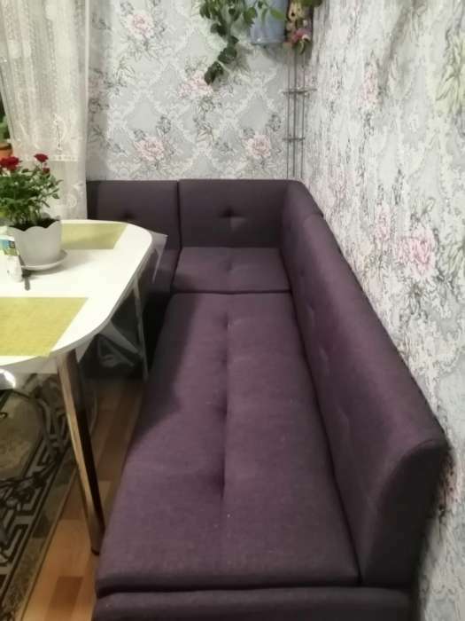 Фотография покупателя товара Кухонный уголок «Вена», рогожка savana/arben, цвет violet