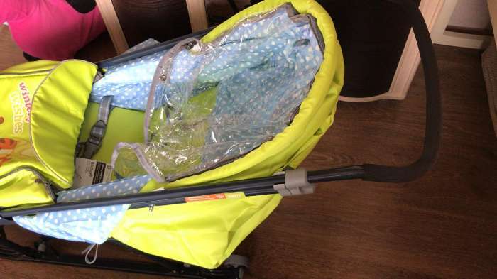 Фотография покупателя товара Санки коляска «Disney-baby 1. Тигруля», цвет лимонный - Фото 2