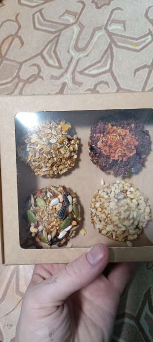 Фотография покупателя товара Тарталетки "Seven Seeds" для всех видов грызунов ассорти 4 шт, 140 г - Фото 2