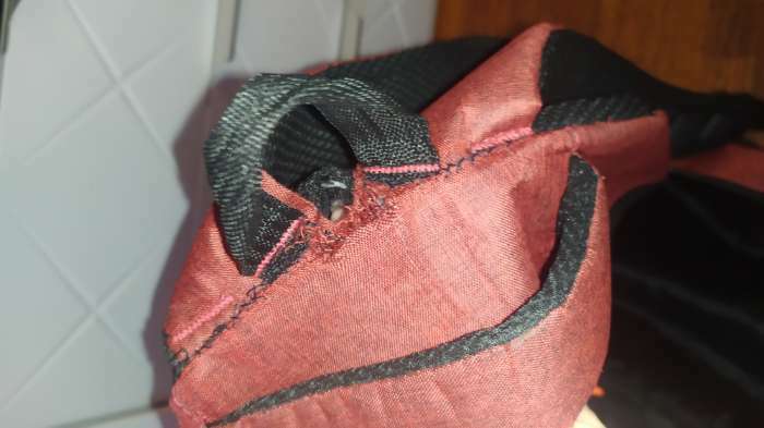 Фотография покупателя товара Рюкзак мужской на молнии, 2 наружных кармана, цвет красный - Фото 1