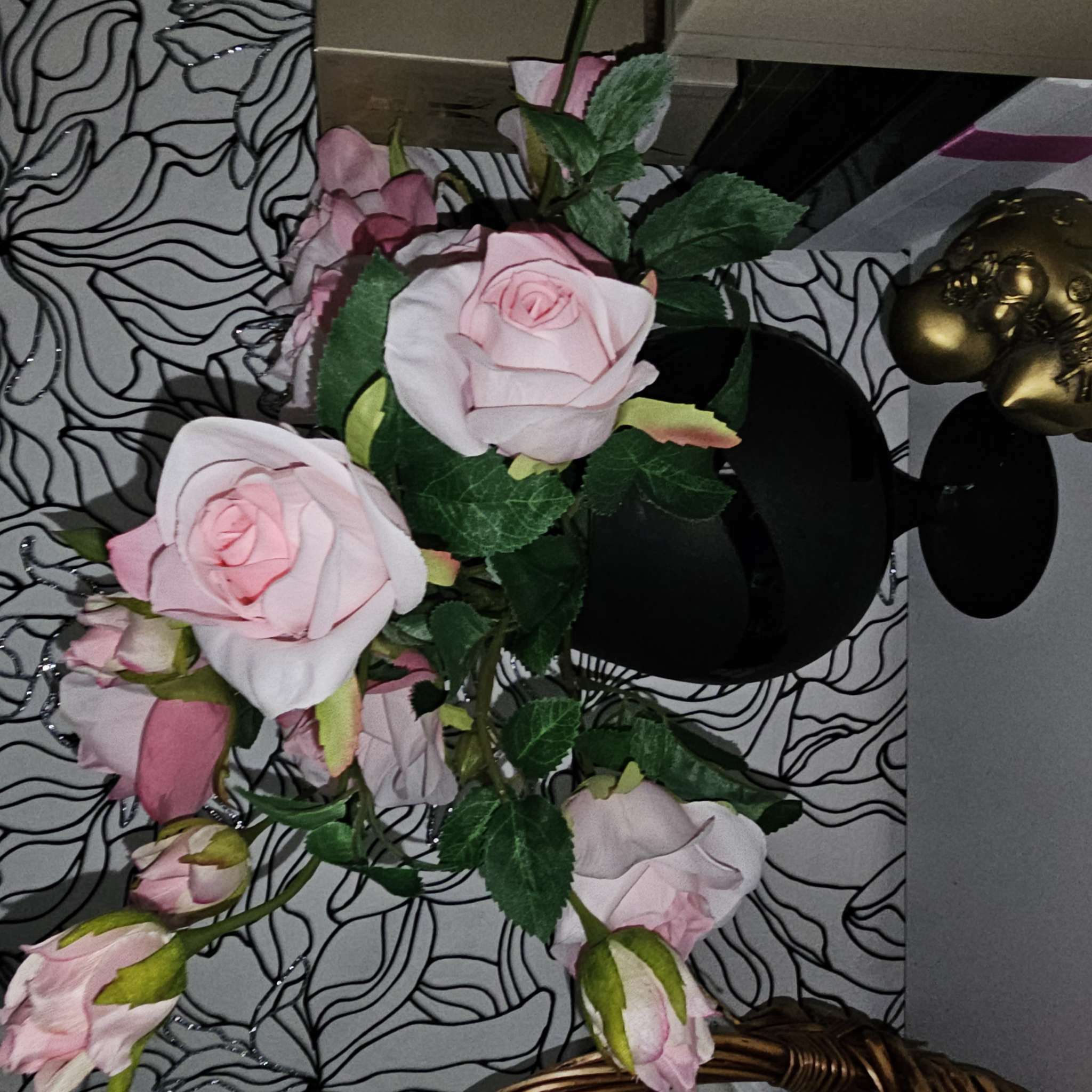Фотография покупателя товара Цветы искусственные "Роза Глория" 8х48 см, розовый - Фото 2