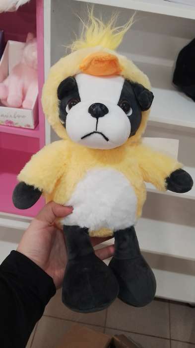 Фотография покупателя товара Мягкая игрушка «Собака» в костюме зайца, 30 см, цвет розовый - Фото 1