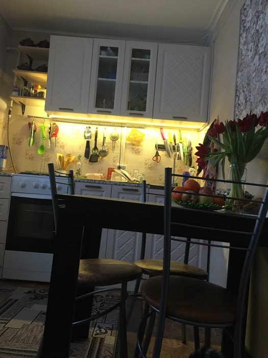 Фотография покупателя товара Кухонный гарнитур Агава 1500, Белый/Лиственница светлая - Фото 9
