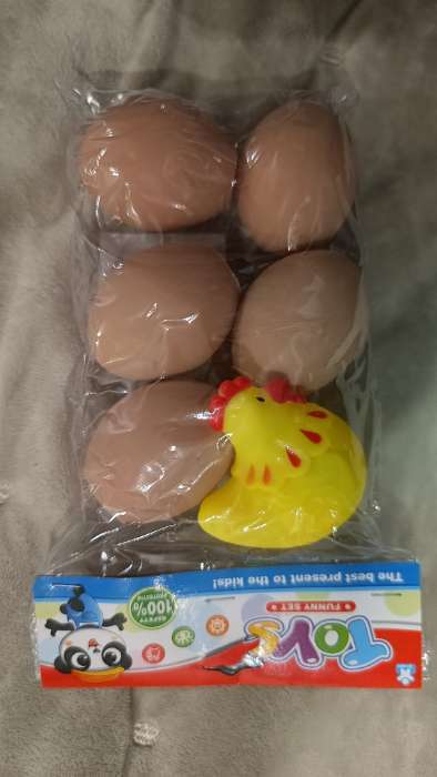 Фотография покупателя товара Набор продуктов «Яйца-пищалки с курицей» - Фото 2