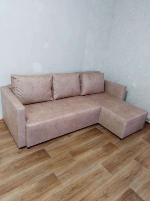 Фотография покупателя товара Угловой диван «Алиса 3», еврокнижка, велюр dakota, цвет beige - Фото 5