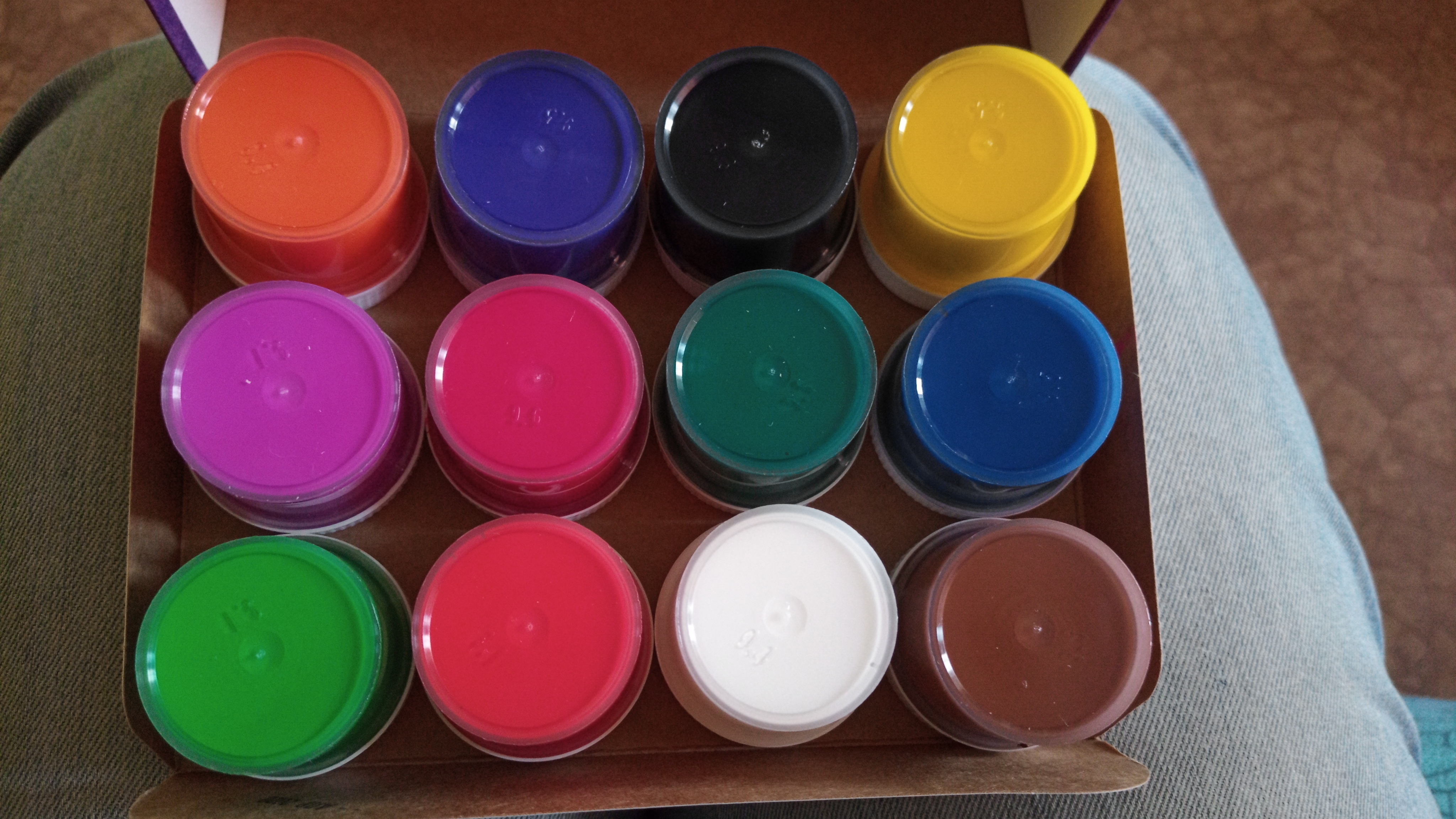 Фотография покупателя товара Краска акриловая, набор 12 цветов х 20 мл, "Луч" художественные
