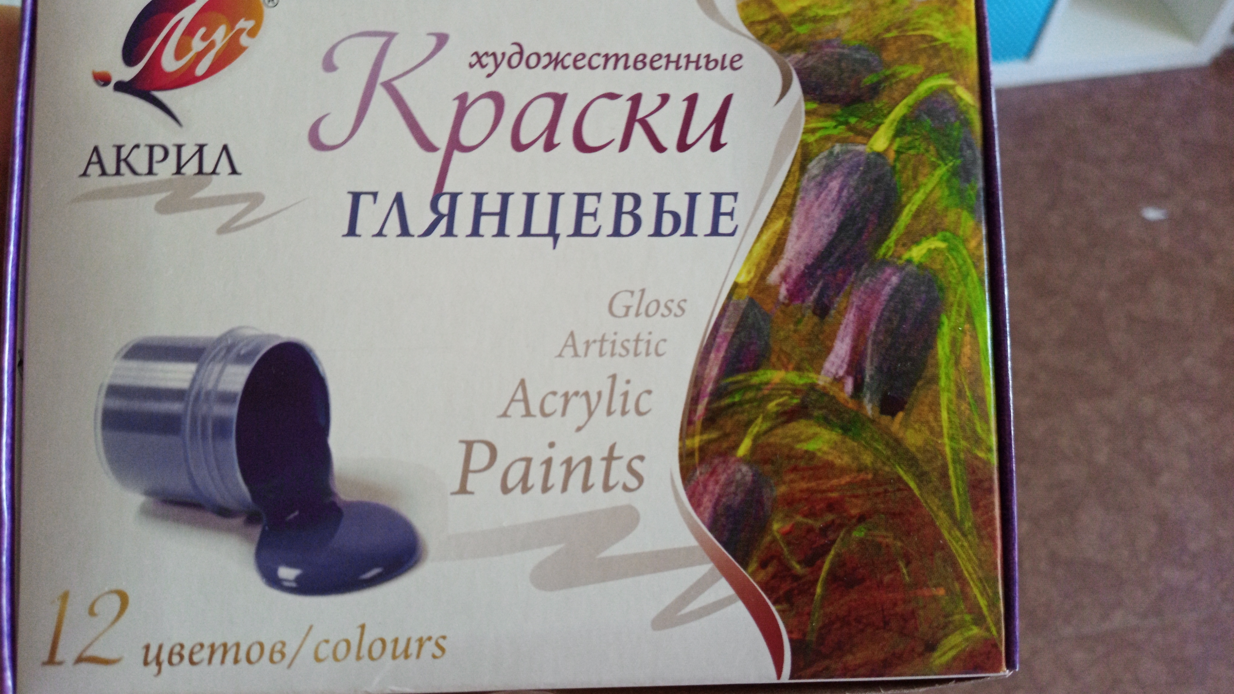 Фотография покупателя товара Краска акриловая, набор 12 цветов х 20 мл, "Луч" художественные - Фото 17