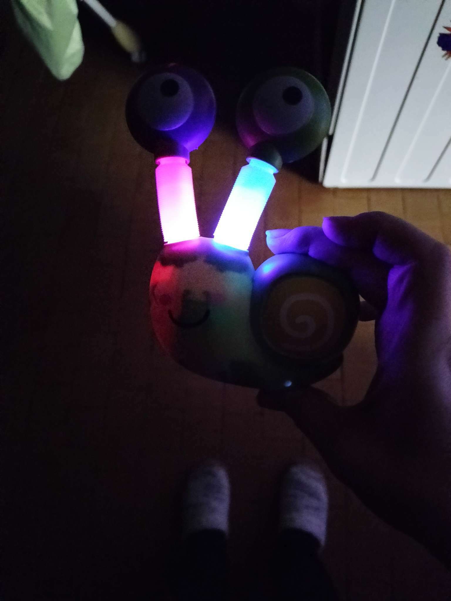 Фотография покупателя товара Развивающая игрушка"Улитка" световая, цвета МИКС - Фото 2