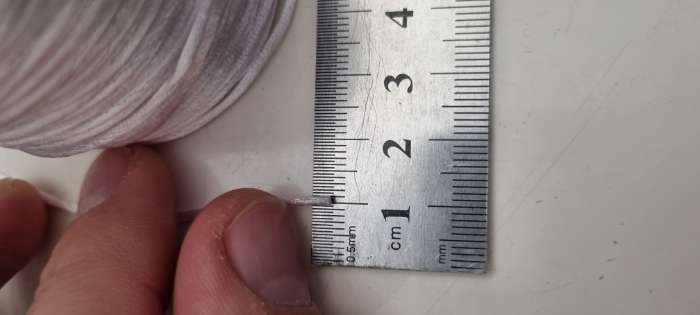 Фотография покупателя товара Шнур нейлоновый на бобине d=2 мм L=100 м, цвет белый